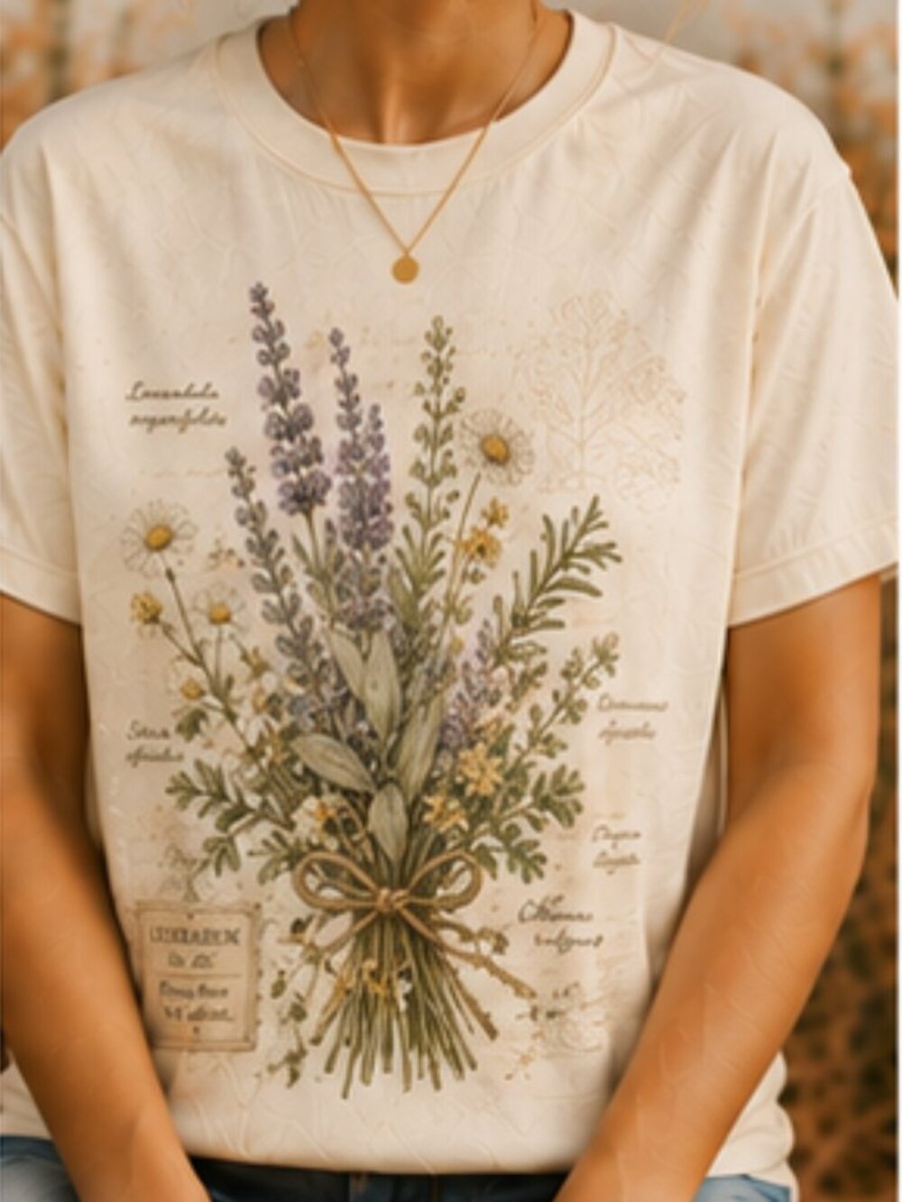 Vintage Apothecary Botanical Tee | Comfort Colors 1717 Ivory - Picture 2 of 4